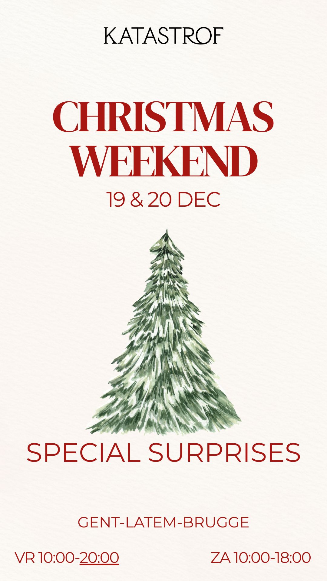 FREE TICKET CHRISTMAS WEEKEND